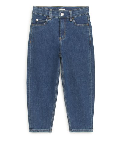 Tapered Stretch Jeans - Blue