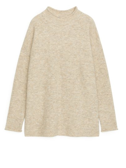 Alpaca Blend Jumper - Beige