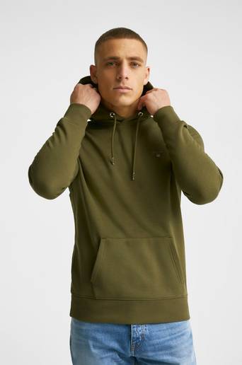 Gant Hoodie Original Sweat Hoodie Grön
