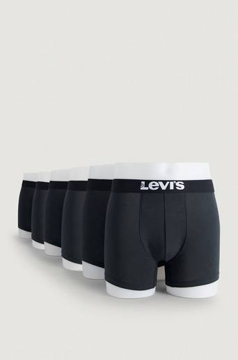 Levi's Boxerkalsonger Solid Basic Boxer 6-pack Svart