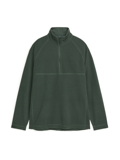 Active Fleece Half-Zip Jacket - Green