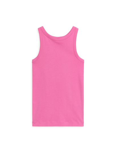 Rib Tank Top - Pink