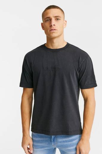 Calvin Klein T-Shirt Institutional Washed Tee Svart