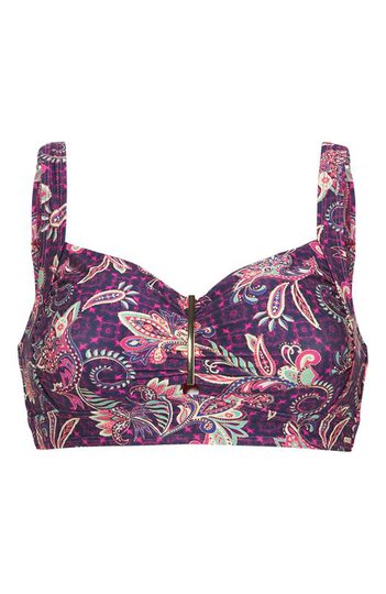 Cellbes Bikini-bh Mönstrad Lila