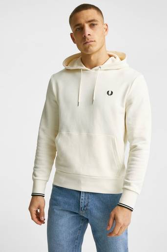Fred Perry Hoodie Tipped Hooded Sweatshirt Natur