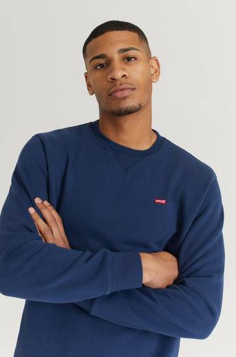 Levi's Sweatshirt New Original Crew Blå