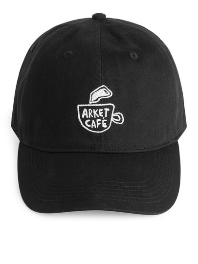 ARKET Café Cap - Black