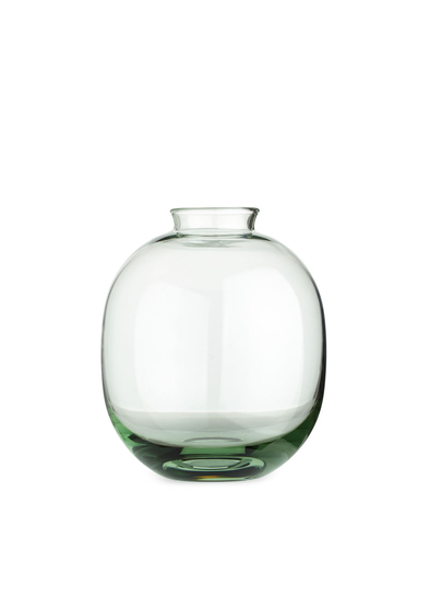 Delicate Glass Vase 9 cm - Green