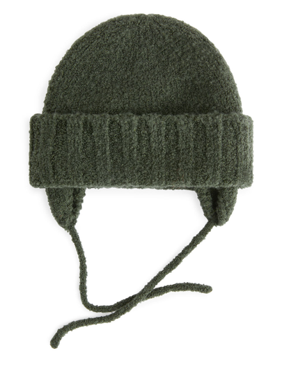 Earflap Beanie - Green
