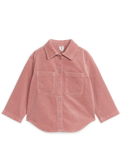 Corduroy Overshirt - Pink