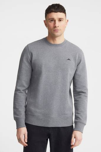 J.Lindeberg Sweatshirt Cal Crew Neck Sweat Grå
