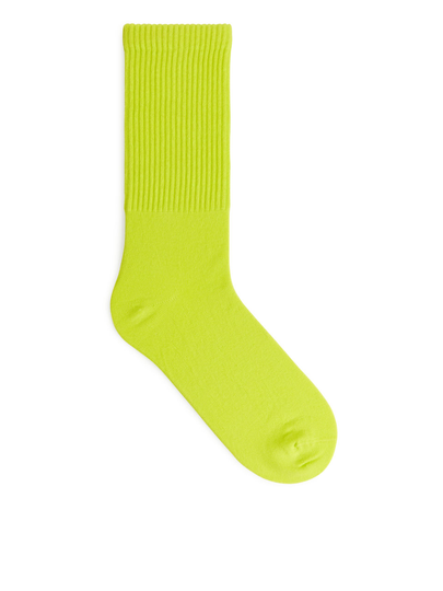 Sporty Cotton Socks - Yellow
