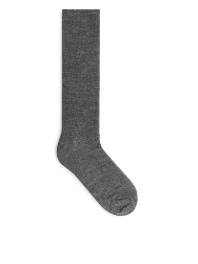 Wool Socks - Grey