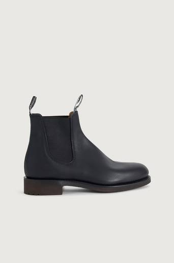 RM Williams Boots Gardener G-last Greasy Kip Black Svart