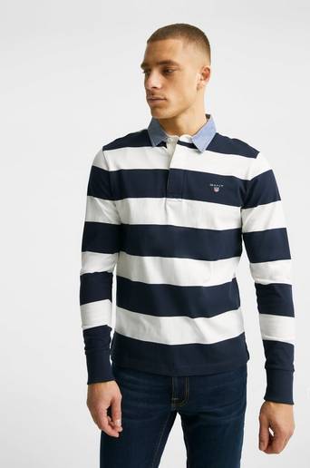 Gant Rugger Original Barstripe Heavy Rugger Vit