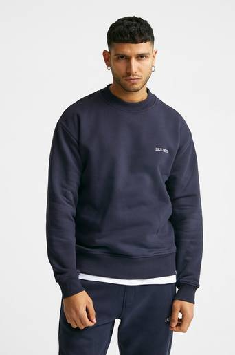 Les Deux Sweatshirt Diego Sweatshirt Blå