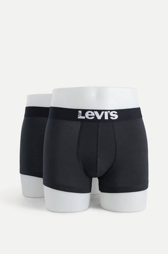 Levi's 2-Pack Kalsonger Levi's Men Solid Basic Trunk 2P Svart