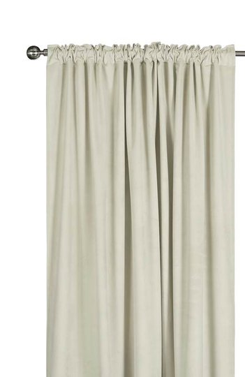 Cellbes Sammetsgardin 2-Pack Creme