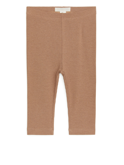 Cotton Lyocell Leggings - Orange