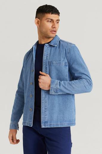 Studio Total Overshirt Denim Overshirt Blå