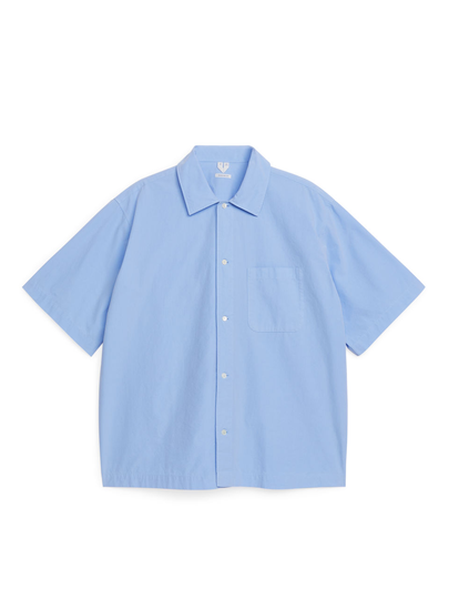 Garment-Dyed Shirt - Blue