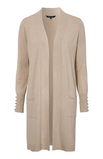 Happy Holly Finstickad cardigan Valerie Ljusbeige