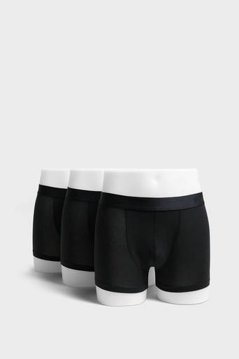 Resteröds 3-Pack Boxerkalsonger Boxer Trunk Bamboo 3-pack - Short Leg Svart