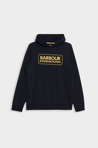 Barbour Hoodie B.Intl Boys Line Logo Hoodie Svart