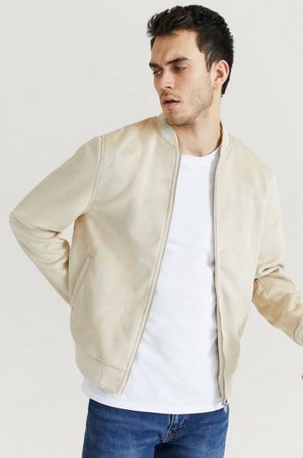 Studio Total Bomberjacka Fake Suede Bomber Beige