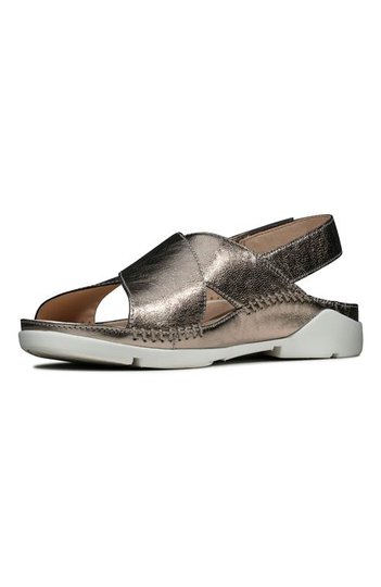 Clarks Skinnsandal Tri Alexia Guld