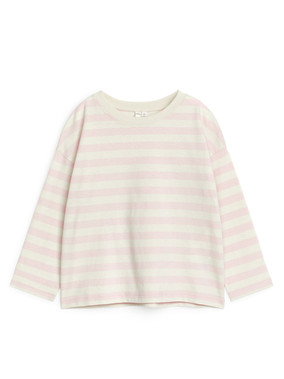 Oversized Long-Sleeve T-Shirt - Pink