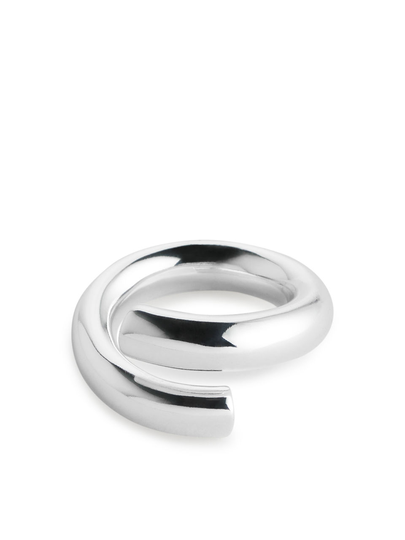 Silver-Plated Open Ring - Silver