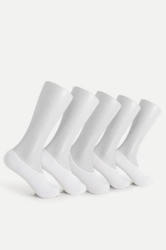Resteröds Steps Bamboo No Show Socks 5-pack Vit