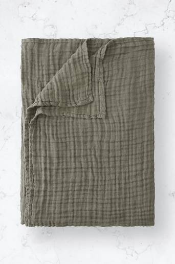 Studio Total Home Överkast Light Linen Bedspread Grön
