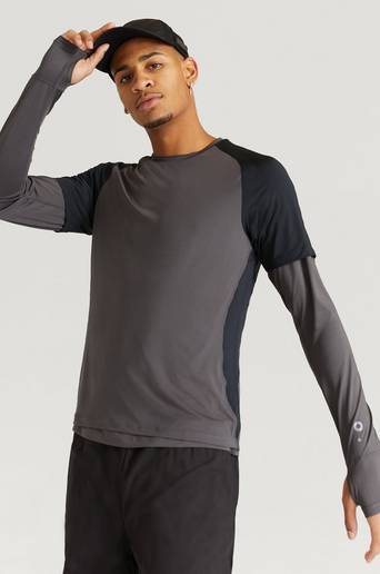 Studio Total Athleisure T-Shirt Raglan Tee Grå