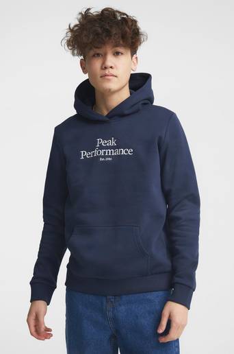 Peak Performance Hoodie Jr Original Hood Blå