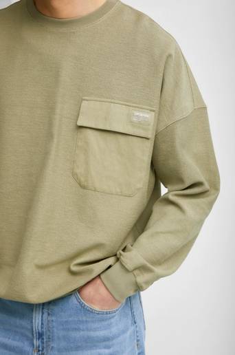 Dr.Denim Sweatshirt Philly Worker Sweats Grön