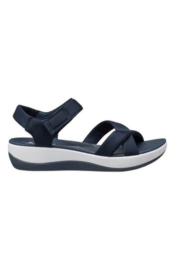 Clarks Sandal i textil Arla Gracie Blå