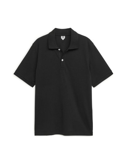 Piqué Polo Shirt - Black