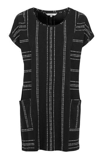 Cellbes Tunika med fickor Svart Randig