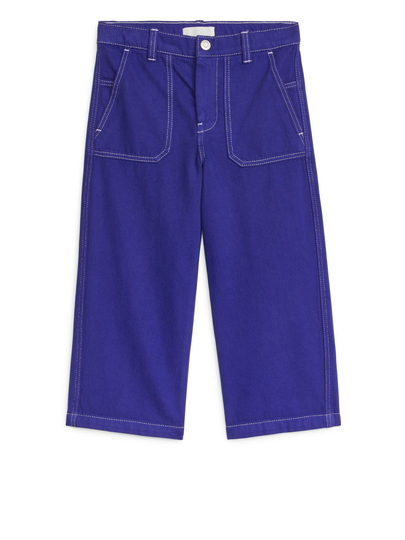 Twill Trousers - Blue