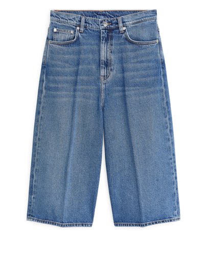 Denim Culottes - Blue