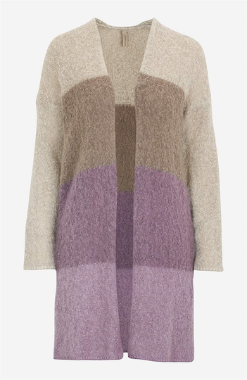 Blockfärgad cardigan Brienne 2
