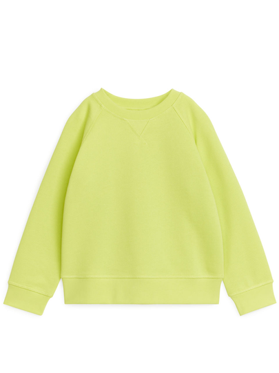 Crew-Neck Sweatshirt - Yellow