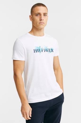 Tommy Hilfiger T-Shirt Palm Floral Tee Vit