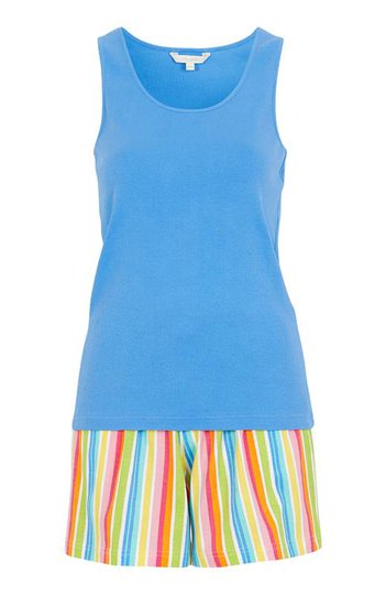 Cellbes Pyjamas Randig Blå