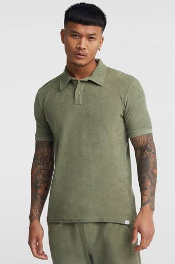 Les Deux Piké Stayhard X Les Deux - Towel Polo T-Shirt Grön