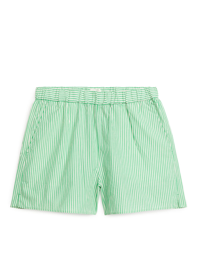 Poplin Shorts - Green