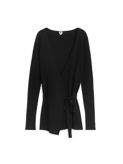 Wrap Cardigan - Black