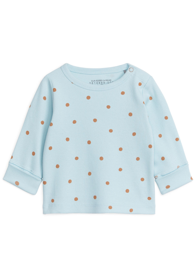 Printed Rib Top - Turquoise